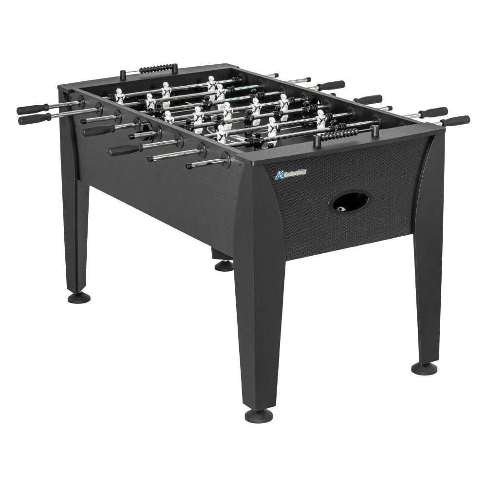 Atomic Pro Force Carbon foosball table with metallic robot-style players