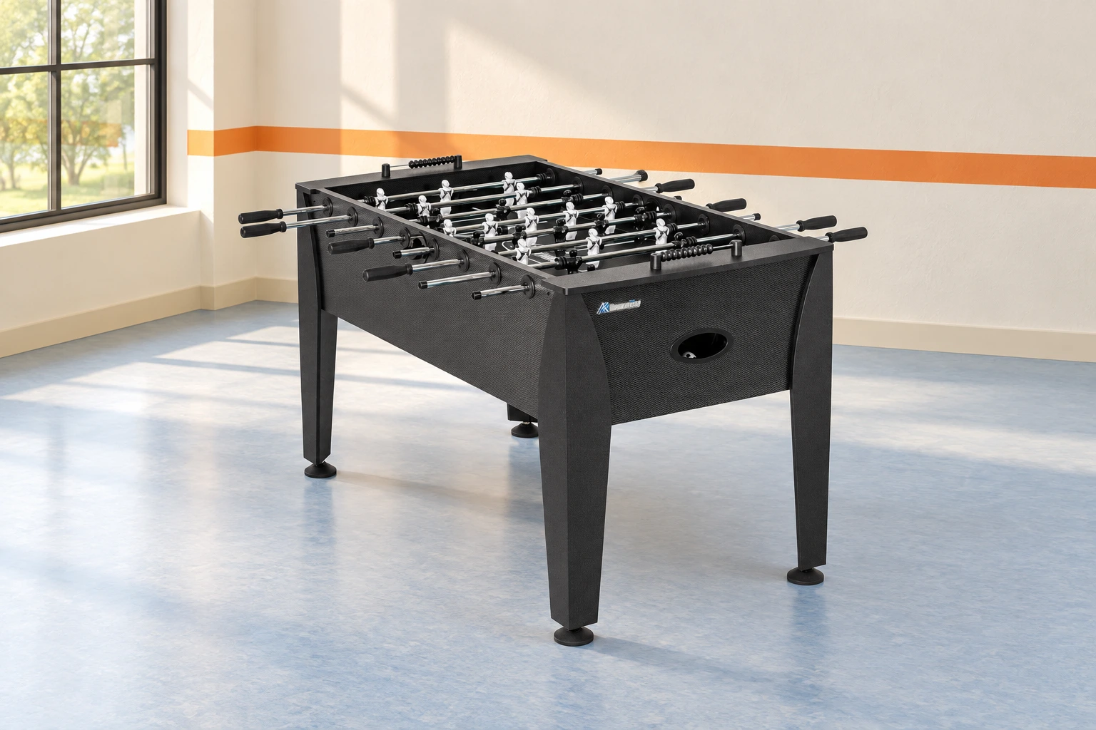Atomic Pro Force Carbon table in a bright room